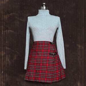 Free people vintage red plaid